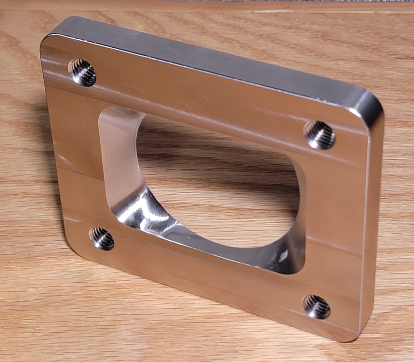 Stainless steel T4 turbo transition flange for turbo manifolds