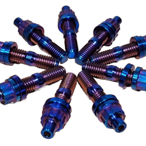 Titanium exhaust stud kit for Honda B-series, D-series, and H-series engines