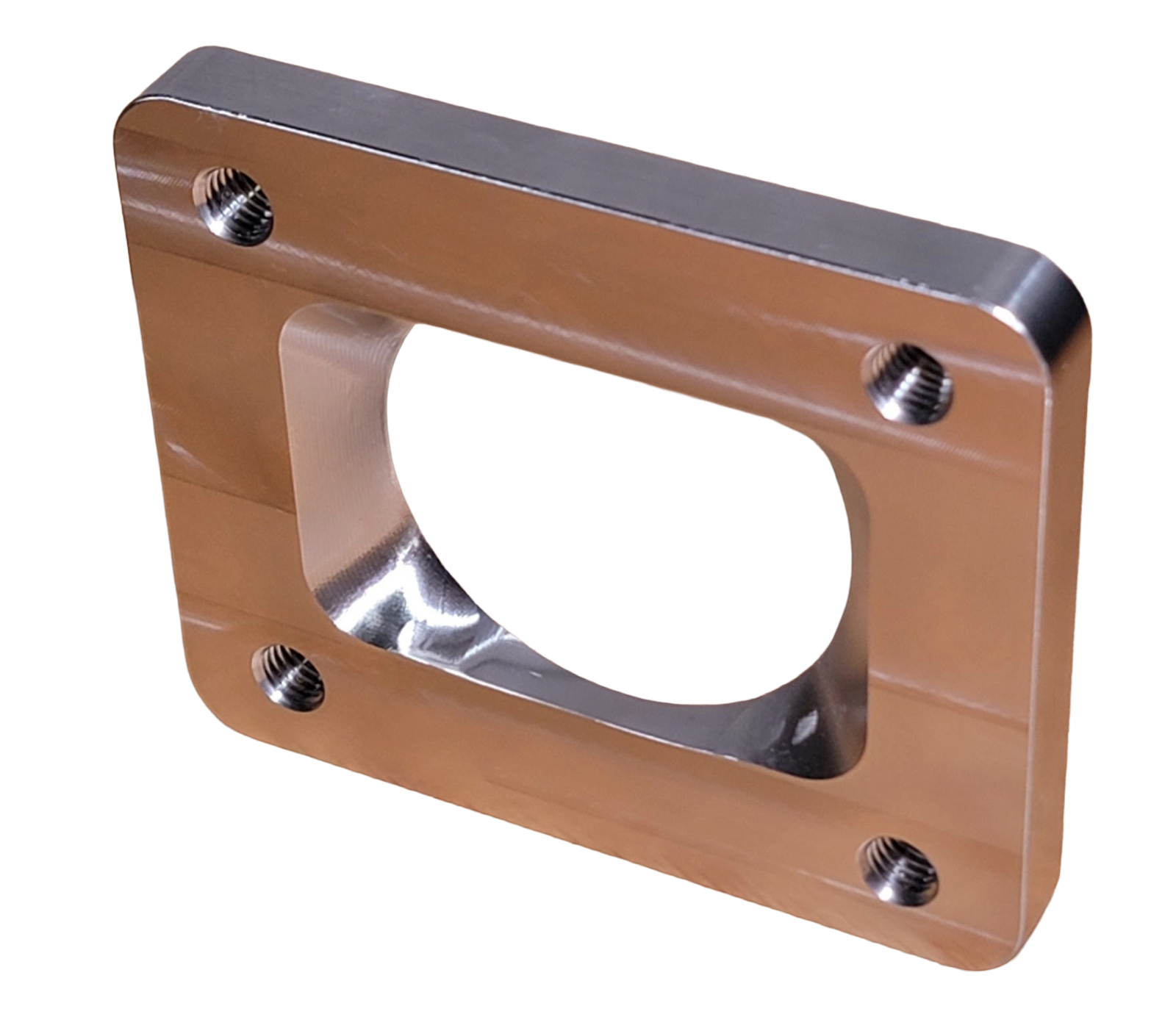 Stainless steel T4 turbo transition flange for turbo manifolds