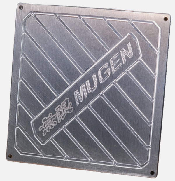 CNC Machined BILLET Aluminum MUGEN STYLE ECU Lid Cover For HONDA ACURA K20/K24