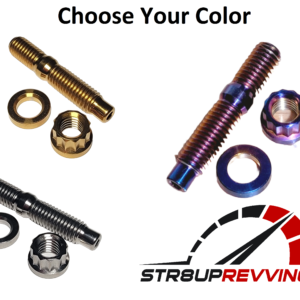 M8 M10 M8x1.25 M10x1.25 titanium stud set kits